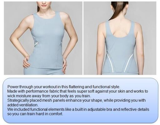 women activewear tank moisture wicking activewear tank top woman