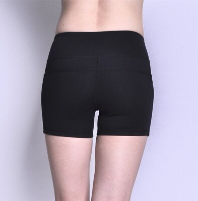Wholesale 4 way stretch shorts with pocket womens running shorts