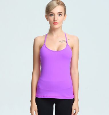 Wholesale 4 way stretch x-back women sport tank top