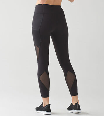 Wholesale unique nylon spandex mesh panel tights woman leggings