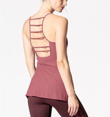 Custom fitness wear sexy open back tank top women fitness clothing