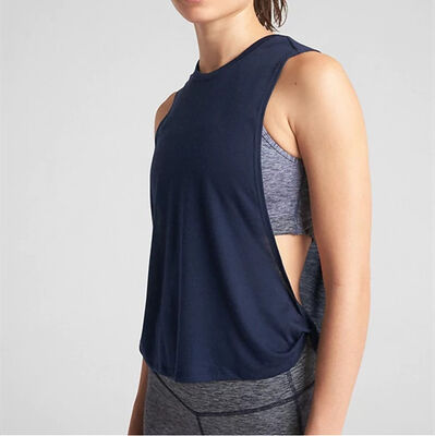women loose tank top sleeveless breathable yoga loose tank top