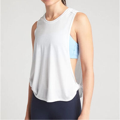 women loose tank top sleeveless breathable yoga loose tank top
