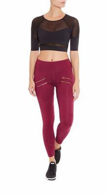 New design gym yoga wear ladies fitness crop top sexy
