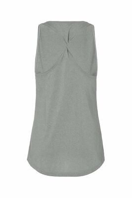 Hot selling longer scoop at back women's gym tank vest top