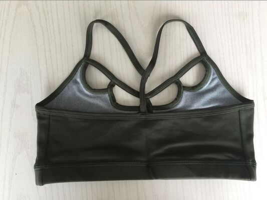 Wholesale spaghetti strap Y back yoga bra custom fitness ladies sports bra